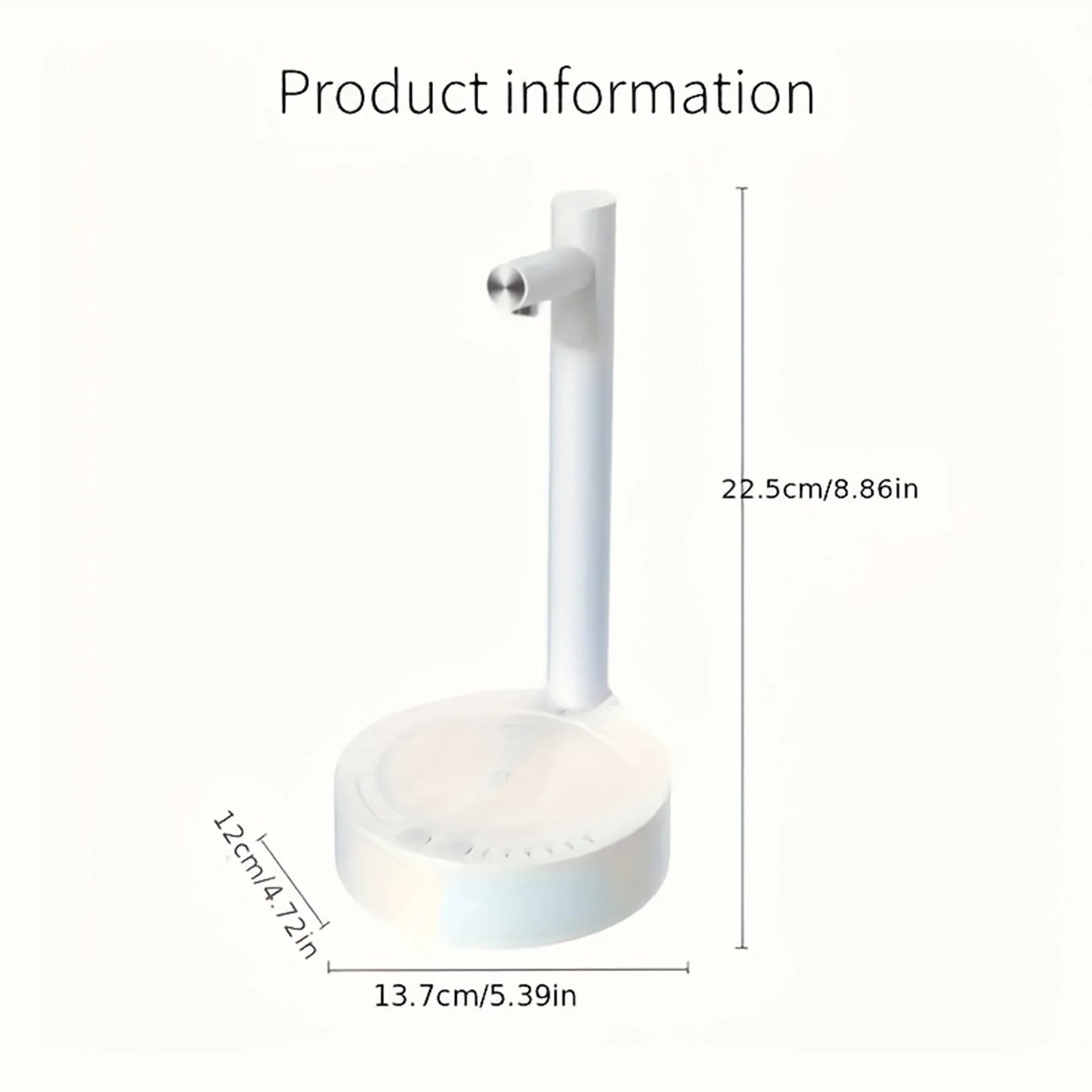intelligent desktop water dispenser, outdoor bucket automatic water dispenser and water absorption device.